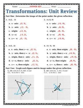 This line is called the. . Geometry transformations review pdf